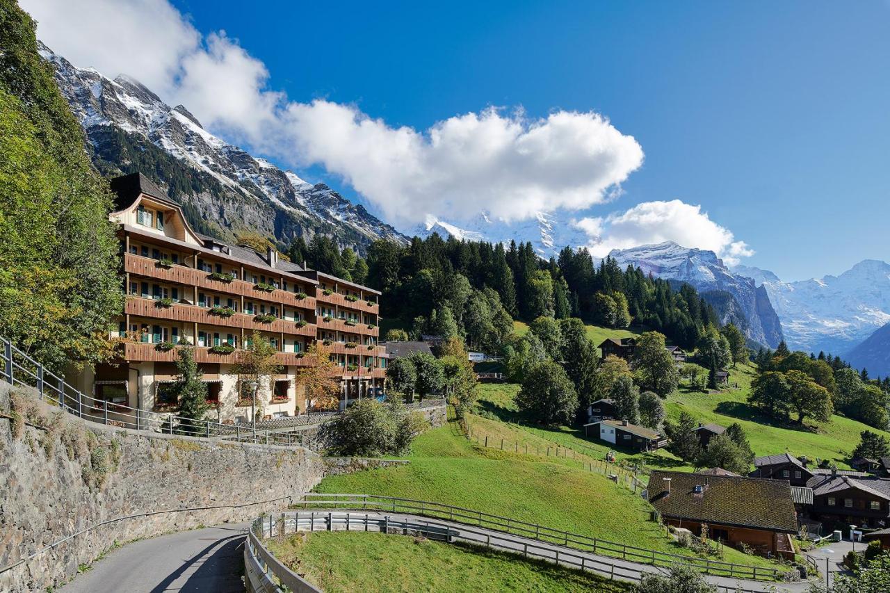 Hotel Alpenrose Wengen - zwischen Tradition und Moderne Exterior foto